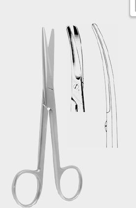 Ножиці МАЙО (MAYO) , вигнуті, 17,0 см (cm)